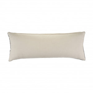 14" X 36" Gray Throw Pillow