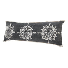 20" Orange and Off White Throw Pillow