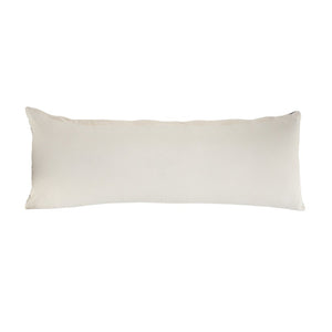 20" Orange and Off White Throw Pillow