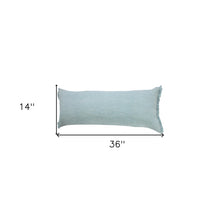20" X 20" Jet Black 100% Cotton Zippered Pillow
