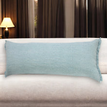 20" X 20" Jet Black 100% Cotton Zippered Pillow