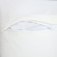 20" X 20" Jet Black 100% Cotton Zippered Pillow