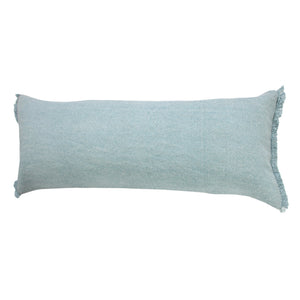 20" X 20" Jet Black 100% Cotton Zippered Pillow