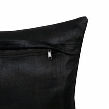 14" X 20" Black and Silver Throw Pillow