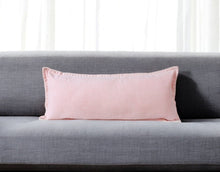 20" Black Cotton Throw Pillow