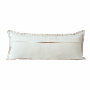 20" Black Cotton Throw Pillow