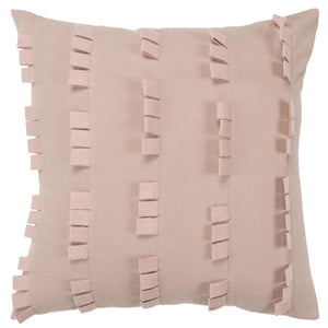 20" Blush Cotton Pillow