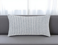 14" X 14" Gray Cotton Blend Pillow
