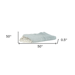 Gray Woven 100% Poly Pet Throw Blanket