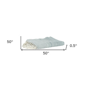 Gray Woven 100% Poly Pet Throw Blanket