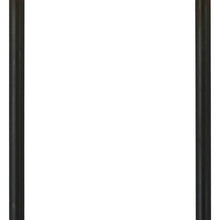 27" Gray and Black Concrete Table Lamp With White Drum Shade