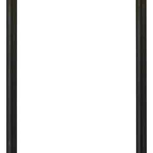 27" Gray and Black Concrete Table Lamp With White Drum Shade
