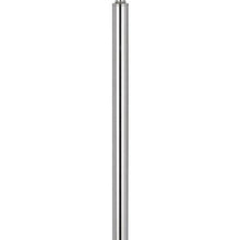 61" Chrome Tray Table Floor Lamp With White Square Shade