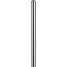 61" Chrome Tray Table Floor Lamp With White Square Shade