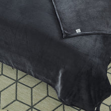 60" X 70" Dark Slate Gray Knitted Polyester Plush Throw Blanket