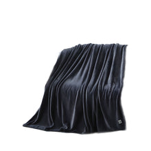 60" X 70" Dark Slate Gray Knitted Polyester Plush Throw Blanket