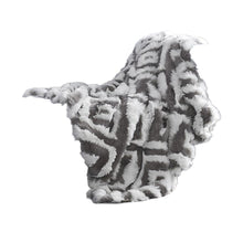 60" X 50" Blush Knitted Acrylic Geometric Throw Blanket