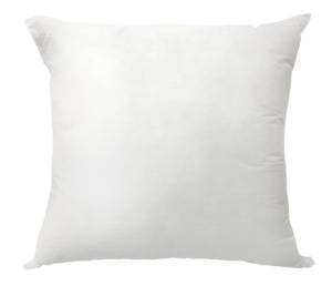 20" White Down Feather Throw Pillow Insert