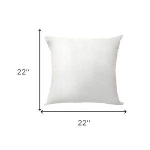 18" White Down Throw Pillow Insert