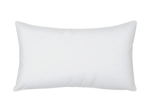 16" X 24" White Lumbar Throw Pillow Insert