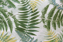 Set of Two 20" Green and Yellow Throw Pillows
