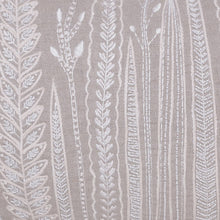 Natural and Ivory Throw Pillow with Embroidery