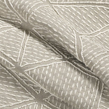 20" Beige and Ivory Throw Pillow with Embroidery and Fringe