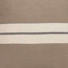 20" X 20" Yellow Striped Cotton Zippered Pillow