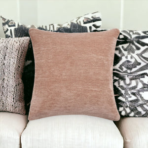20" Ivory Chenille Throw Pillow