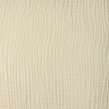 20" X 20" Cream Cotton Zippered Down Pillow With Fringe