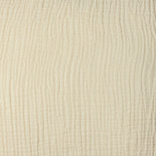 20" X 20" Cream Cotton Zippered Down Pillow With Fringe