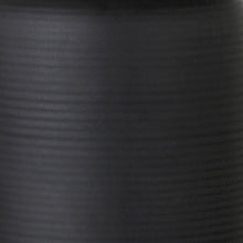 15" Black and Gold Ceramic Cylinder Table Lamp With White Drum Shade