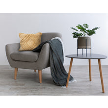 22" X 22" Brown Jute Diamond Throw Pillow