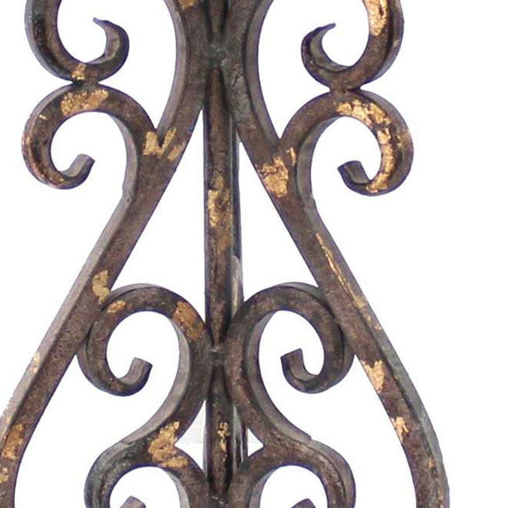 13 X 11 X 23.75 Bronze Vintage Metal Khaki Linen Shade - Table Lamp