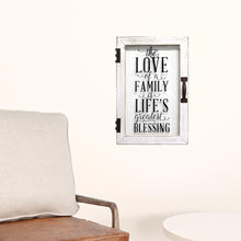 Life's Blessings" Metal Wood Wall Decor