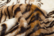 4.25" X 5" Tiger Faux Hide Rug