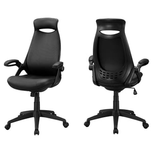 23.75" X 28" X 93.75" Black Foam Metal Nylon  Multi Position Office Chair