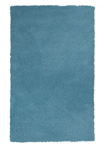 5' X 7' Highlighter Blue Plain Indoor Area Rug