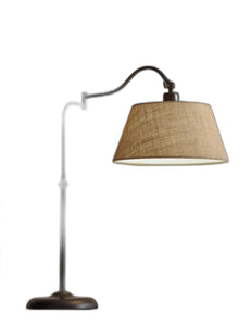 Dark Bronze Metal Swing Arm Adjustable Table Lamp