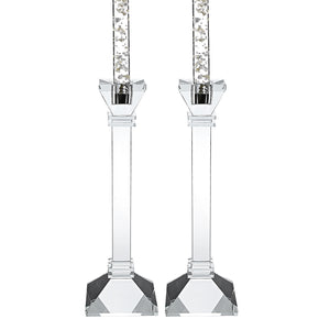 Hand Crafted Crystal Pair Classic Candle Holders - Buy JJ's Stuff