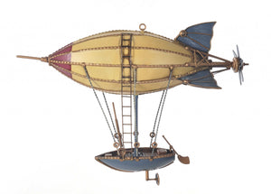 Steampunk Airship Metal Model