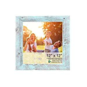 12 X 12 Rustic Blue Picture Frame