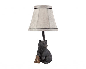 Smokey Bear In Woodlands Accent Lamp
