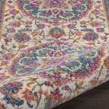 2' X 3' Pink And Green Dhurrie Area Rug