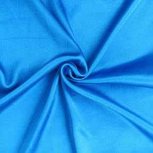 Blue Dreamy Set Of 2 Silky Satin King Pillowcases