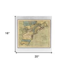 Vintage 1652 Map Of Early North America Unframed Print Wall Art