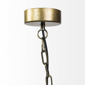 Metallic Woven Hanging Pendant Light