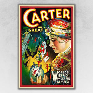 Vintage Carter Vintage Magic Unframed Print Wall Art