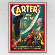 Vintage 1926 Carter Witchcraft Magic Unframed Print Wall Art