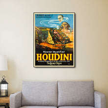 Master Mystifier Houdini Vintage Magic Unframed Print Wall Art